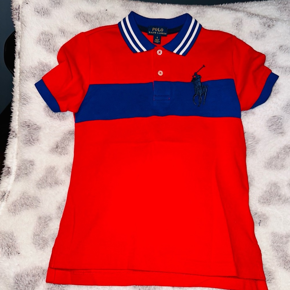 Boys red shirt